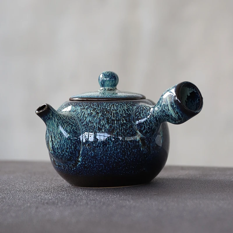 TANGPIN японские керамические чайники kyusu чайник синий китайский посуда для