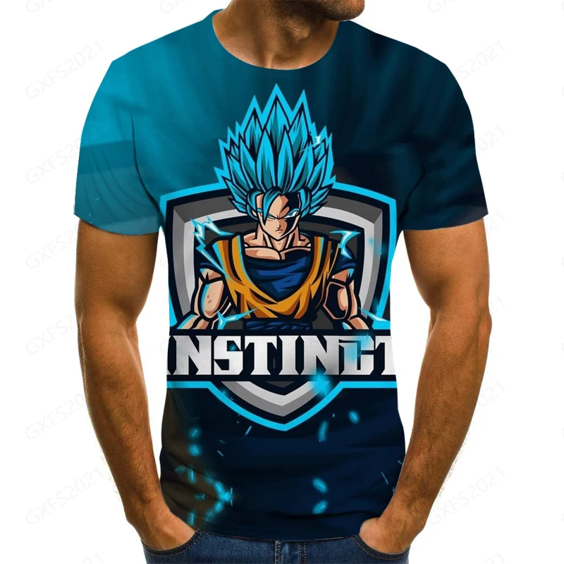 

Latest Harajuku Style Oversized Summer Unisex 3D T-Shirt Cartoon Series Dragon-Ball Printed T-Shirt Casual Party Style 130-6xl