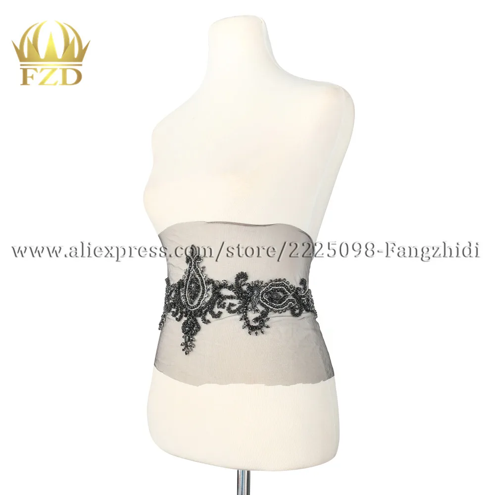 1 шт. ручная работа шитье на кристаллах с бусинами патчи аппликацией отделка