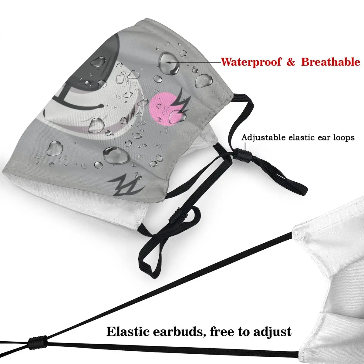 Многоразовая маска для лица Koala Smile взрослых респиратор с милым мультяшным