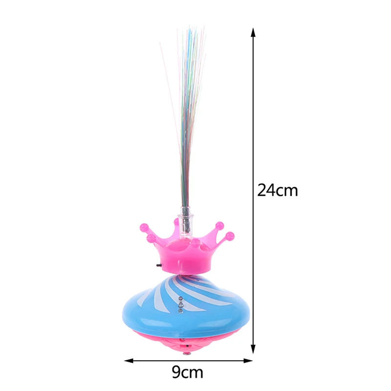 1 шт. забавная светосветильник игрушка НЛО вспышка Корона волоконная