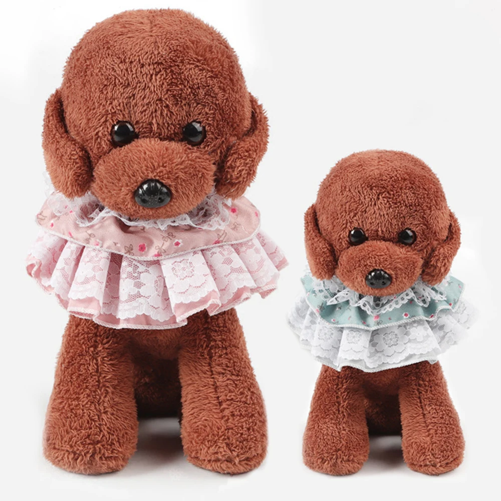 2020 Новая мода собака Кот нагрудник с колокольчиком милыми кружевами бандана для