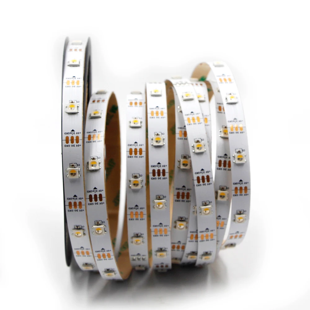 Светодиодная лента SK6812 1/3/5 м 5 в пост. Тока 4 цвета RGBW + NW/CW/WW светильник 30/60/144