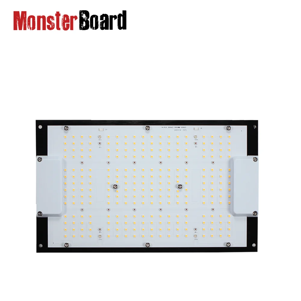 

Geeklight Monster Board 120 Watt Hydroponics LED Grow Lights+lm301h/b 3000k/3500k+OSR 660nm Red+OSR IR 730nm +Seoul UV 385nm