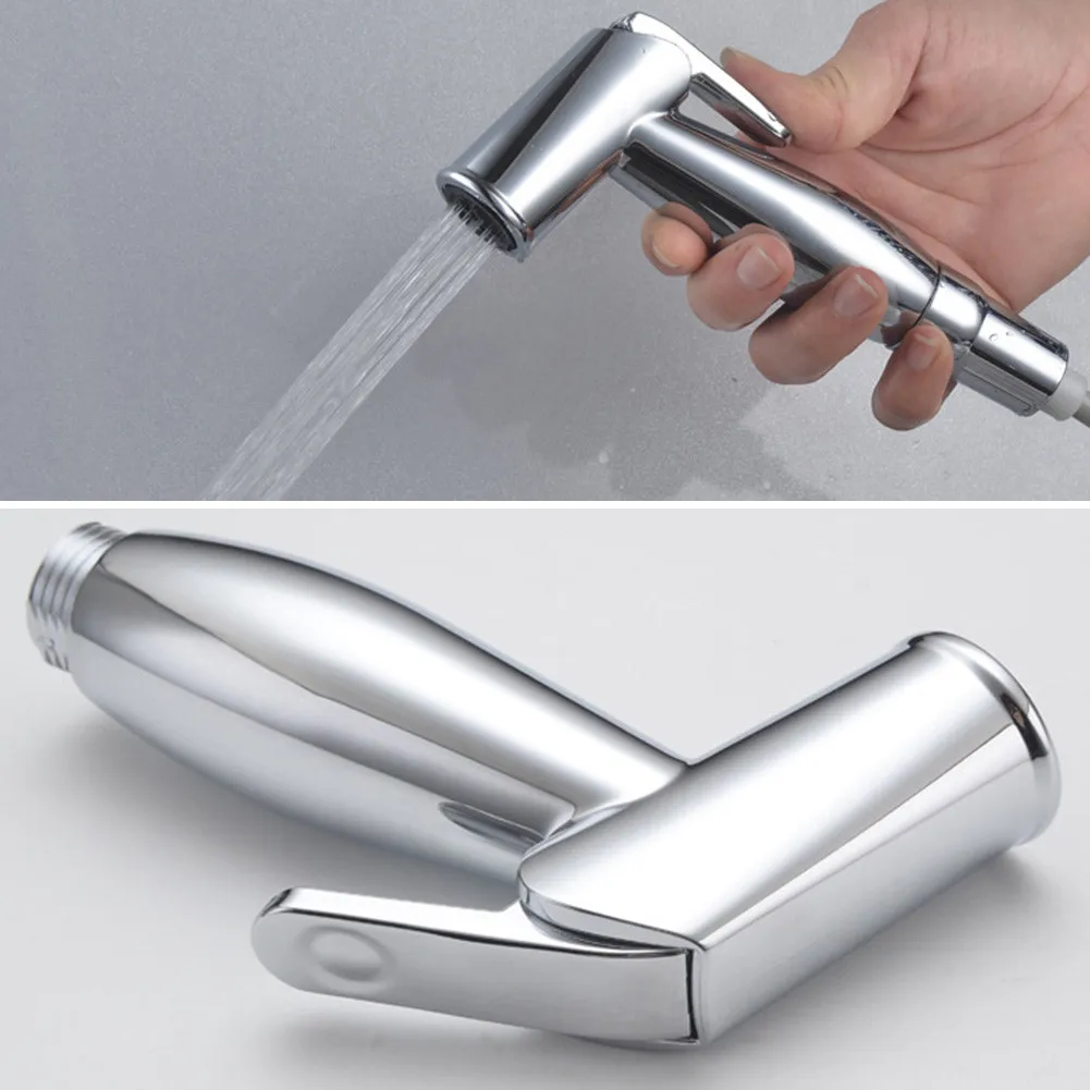 

RV Caravan Motorhome Shower Head Chrome On/Off Water Flow Toilet Jet Cleaner Car Accessories Washer Nozzle