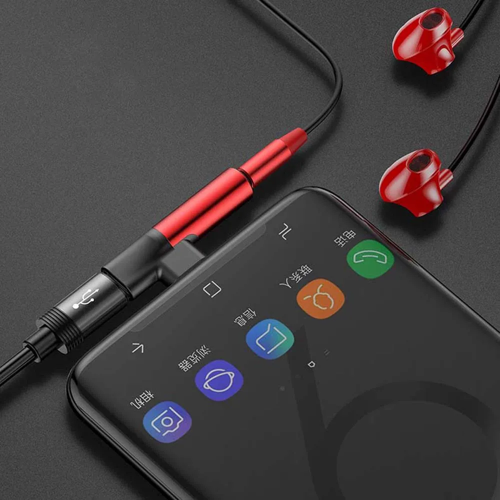 Переходник 2 в 1 Usb Type C на аудиоадаптер Aux Jack 3 5 мм для телефона USB адаптер |