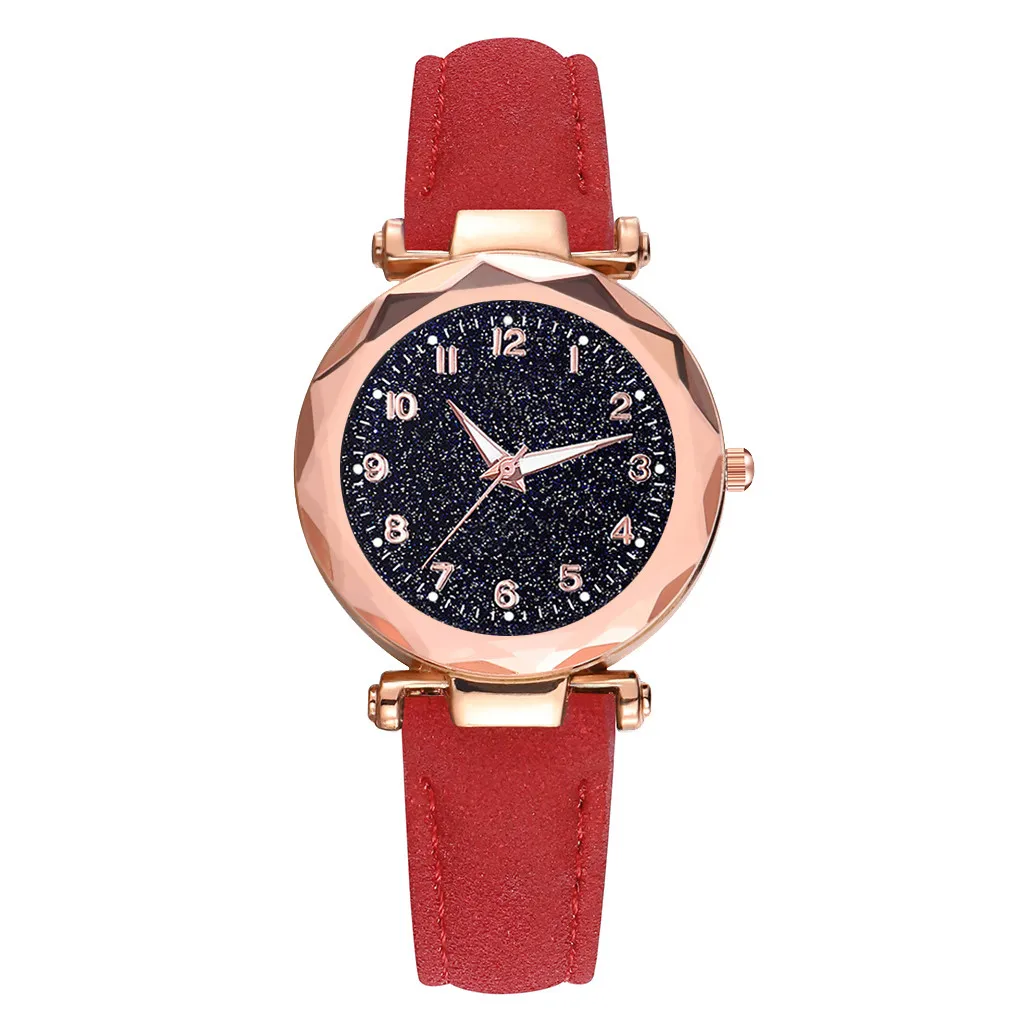 Vansvar Women's Watches Watch reloj mujer Clock relogio feminino Sleek Minimalist Dial Luminous Studded Belt Ladies Quartz | Наручные