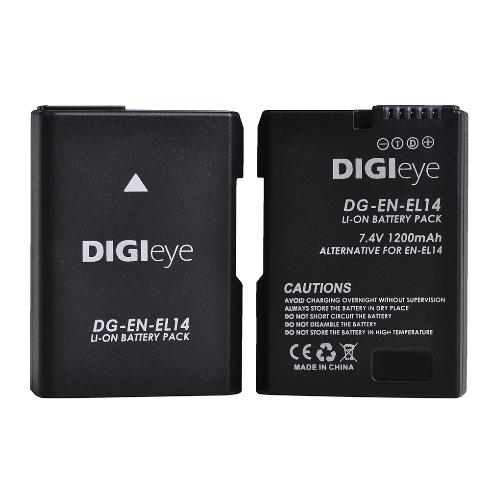 2 предмета EN-EL14 EN-EL14A Батарея + Dual Usb Зарядное устройство для Nikon D3100 D3200 D3300 D3400 D3500 D5600