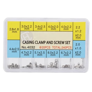 Фиксирующий адаптер для часов 240, 10 размеров, хомут для обсадных труб шт., крепежный винт для ETA 2824 2834 2826 2836, аксессуары для ремонта часов