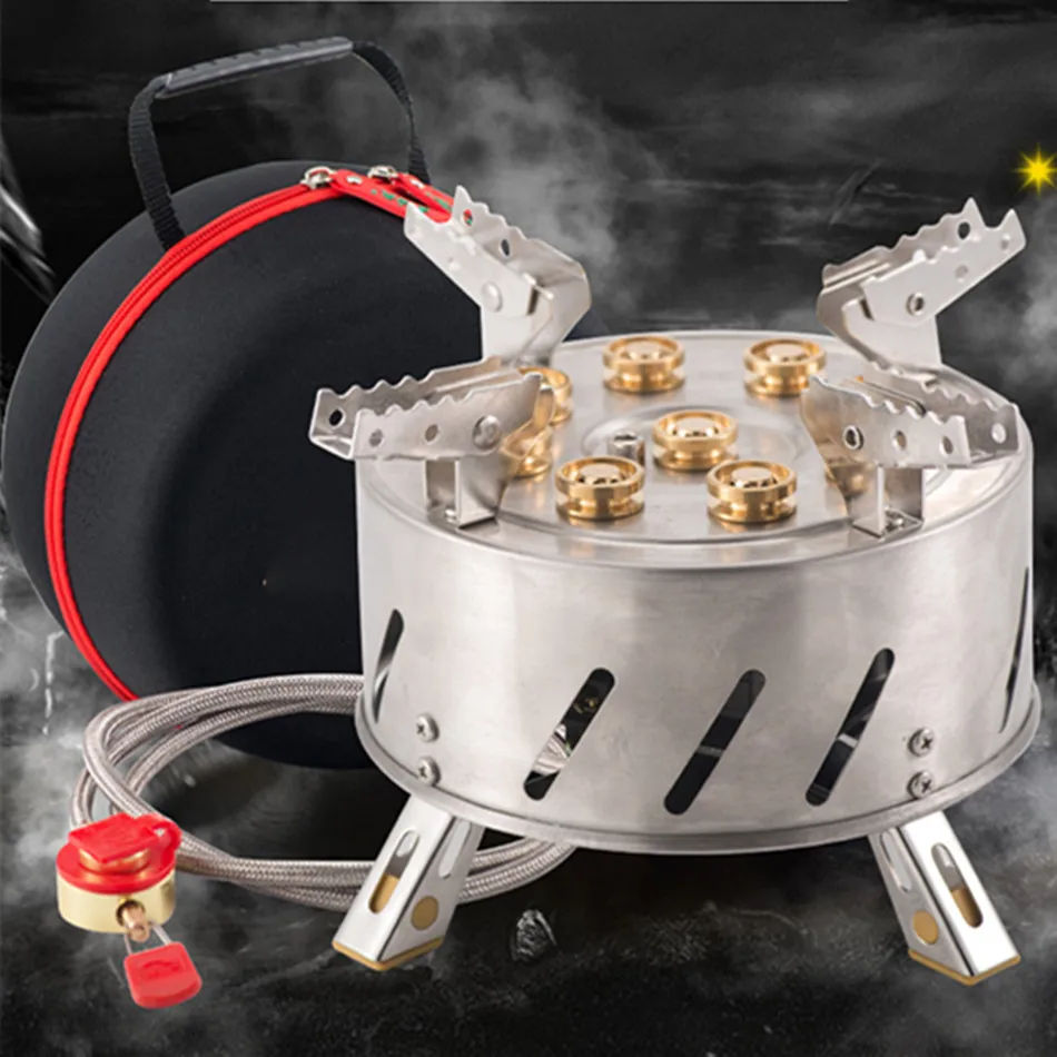 Nine-head Кемпинг пожарная плита яростно самоуправляемая экскурсия высокомощный