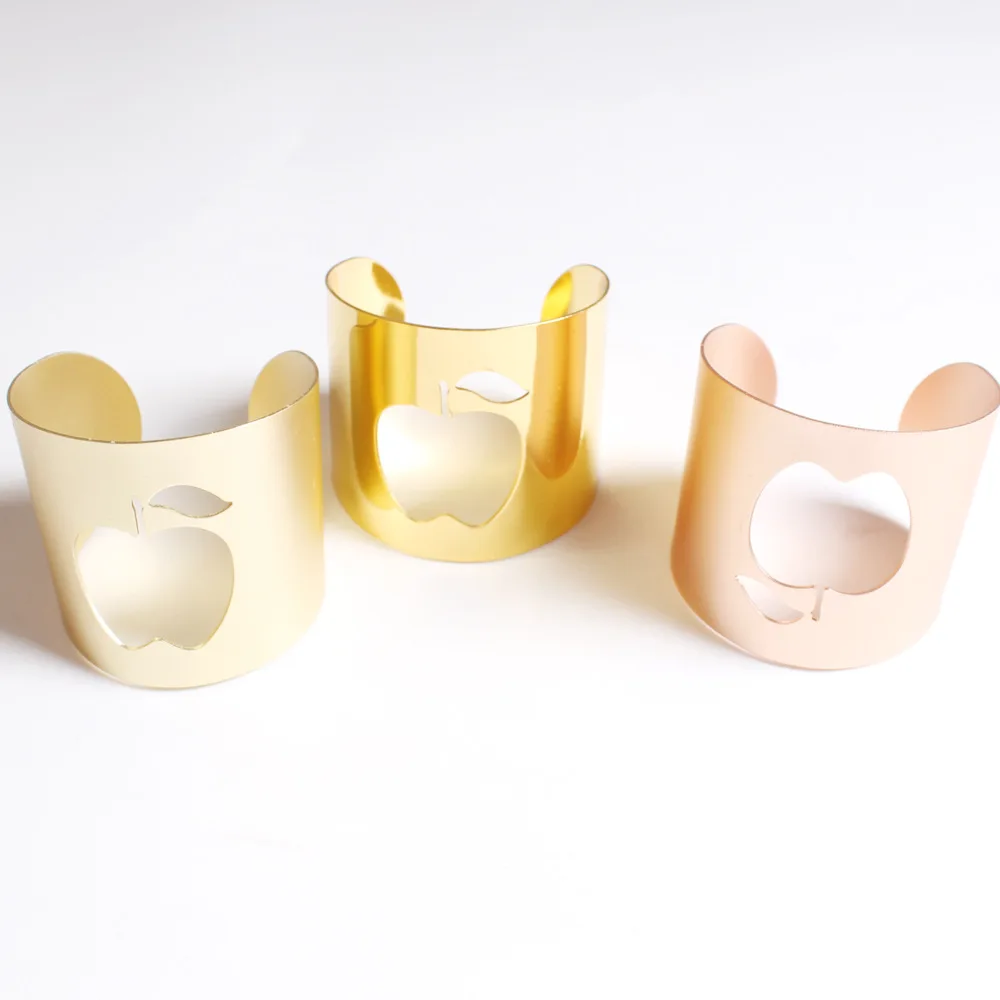 

50/PCS new apple-shaped napkin ring with napkin ring