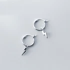 Женские серьги-кольца с молнией MloveAcc, вечерние серьги из 100% стерлингового серебра 925 пробы, ювелирные изделия для подарка