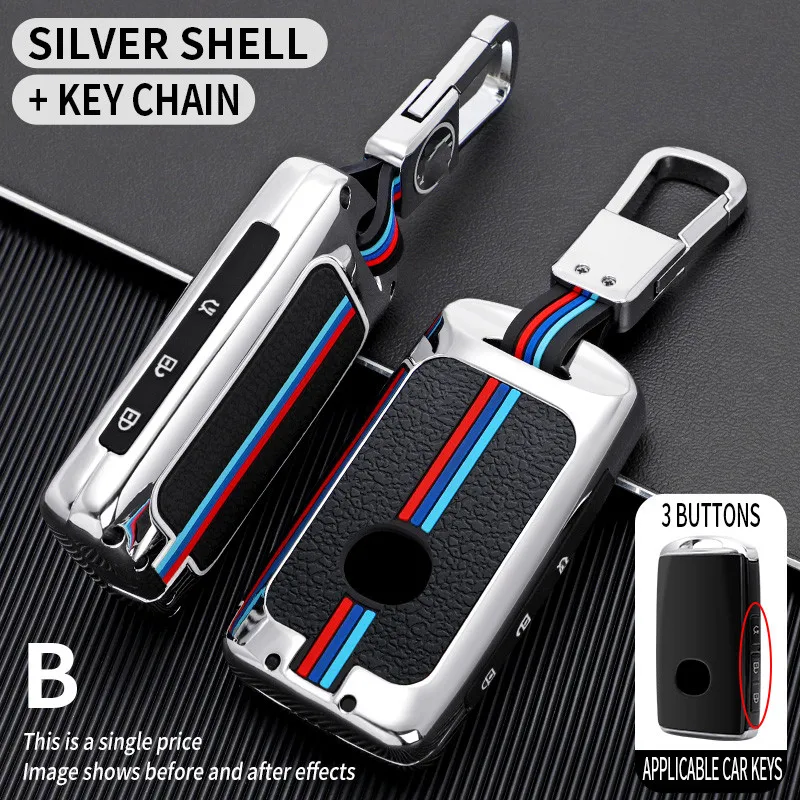 

Car Key Case Cover For Mazda 3 Alexa CX5 CX8 CX4 2019 2020 3Button Smart Remote Car Key Accessories Holder Shell Car-Styling