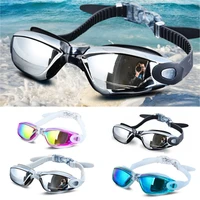 swimming goggles women men adjustable uv protect waterproof anti fog eyewear swim pool diving water glasses gafas