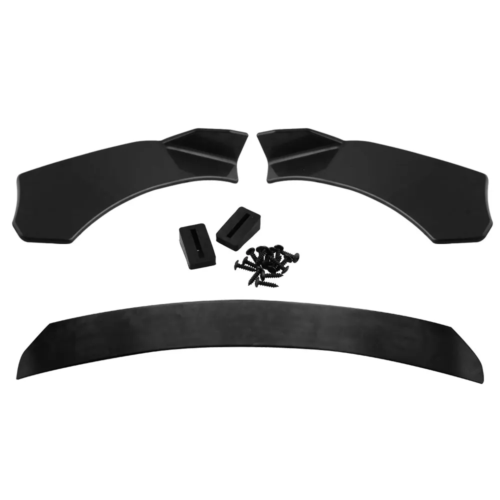 Передний бампер губ подбородок тела комплект спойлер сплиттер диффузор 3 шт