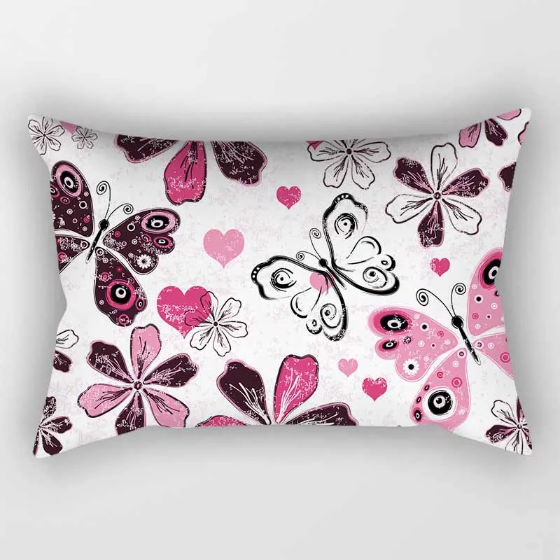 Лидер продаж подушка с бабочкой Чехлы прямоугольник спальная Подушка для