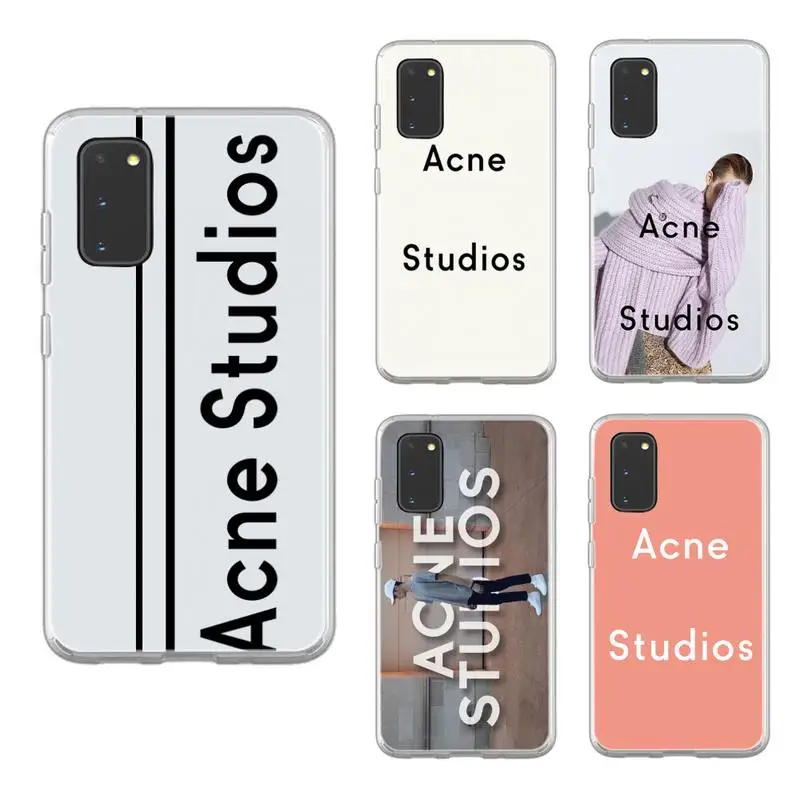 

Acne Studios Phone Case For Samsung S6 S7 S7edge S8 S8plus S9 S9plus S10 S10 Plus E Carcasa Funda
