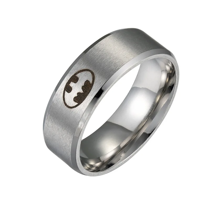 

Мужское кольцо из нержавеющей стали, черное/золотистое/серебристое вечерние ЦО, 8 мм