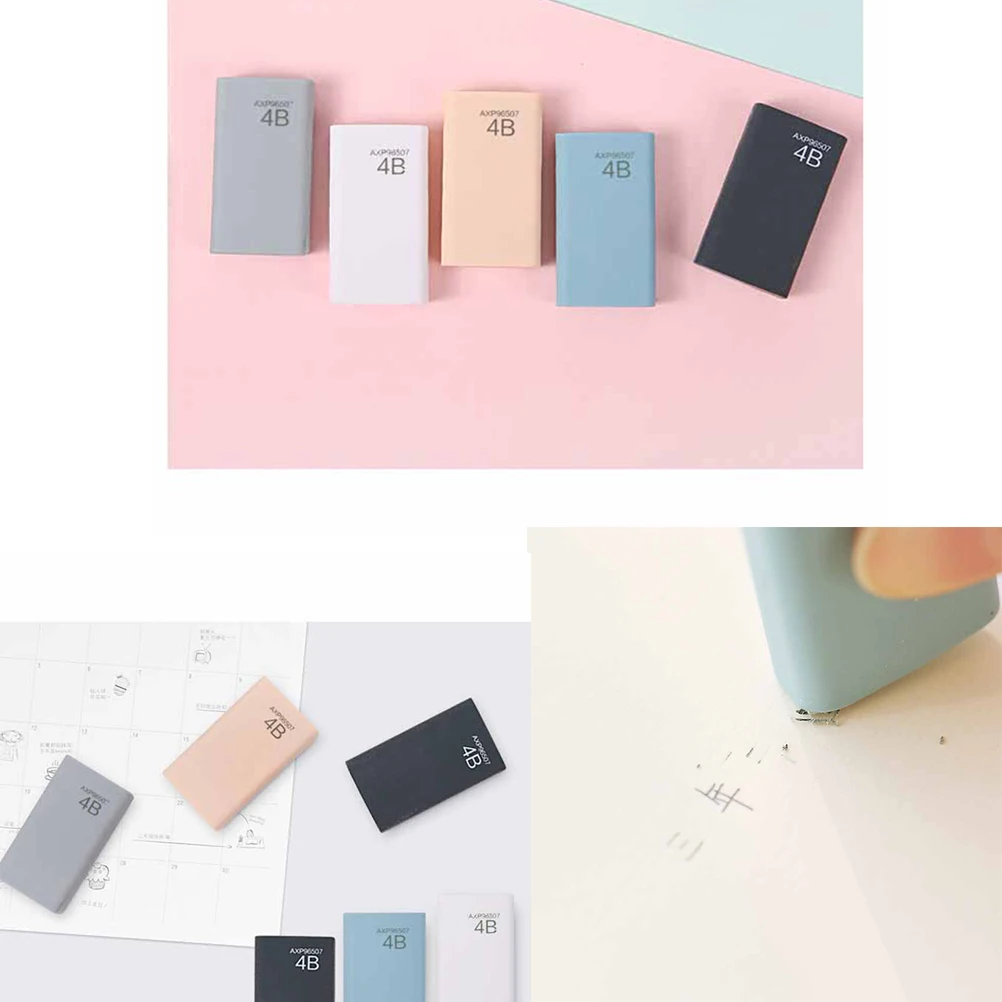 

2pcs Stationery 4b Eraser Pencil Eraser Painting Dedicated Soft Rubber Student Stationery School Office Correction Supplies