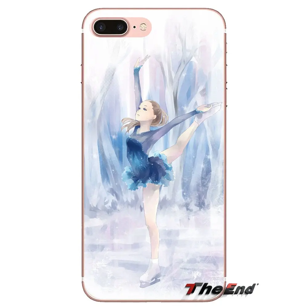 Мягкие чехлы для фигурного катания и на коньках huawei G7 G8 P7 P8 P9 P10 P20 P30 Lite Mini Pro P Smart Plus