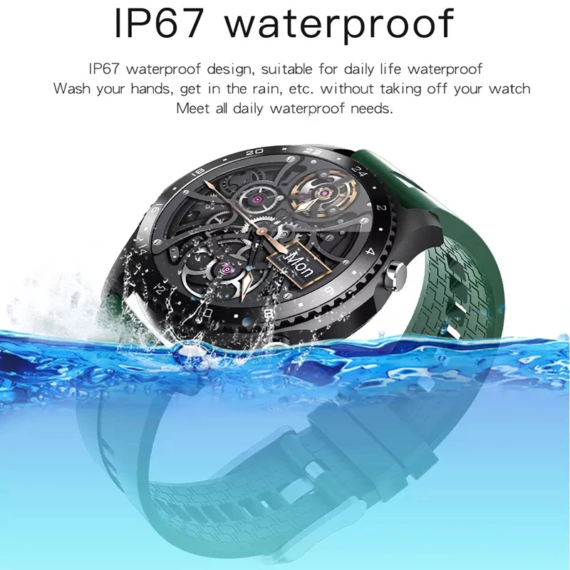 

CK30 Thermometer Smart Watch Bluetooth Call Fitness Tracker Heart Rate Monitoring Men Sports Smartwatch For Android IOS