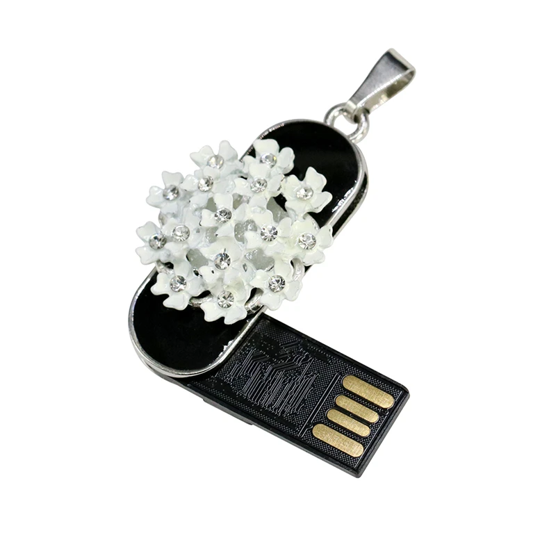 Флеш накопитель 128 ГБ 32 флеш с бриллиантами цветами любви розовый USB 64 4 8 16