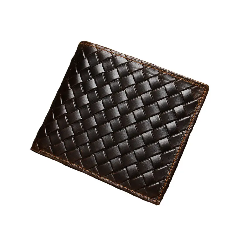 Мужской кошелек из натуральной кожи кредитница в европейском стиле мужские