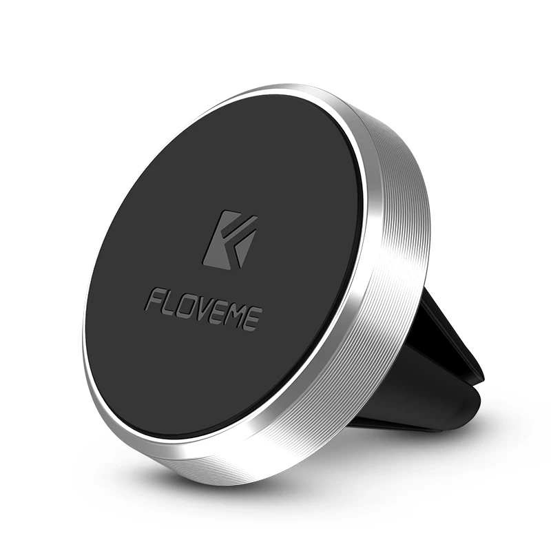 Silver3 FLOVEME светящийся магнитный держатель для телефона Подставка в автомобиль для iPhone X samsung держатель для телефона в машину крепление мобильный телефон Поддержка gps магнитный держатель для телефона в машину магнит - Цвет: Silver3