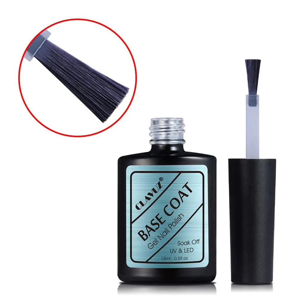 Гель лак для ногтей CLAVUZ 15 мл верхнее покрытие + Базовое долговечный основа