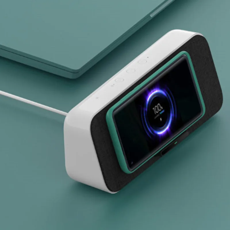 Новинка Беспроводное зарядное устройство для телефона Xiaomi Mi 10 Bluetooth колонки 5 0