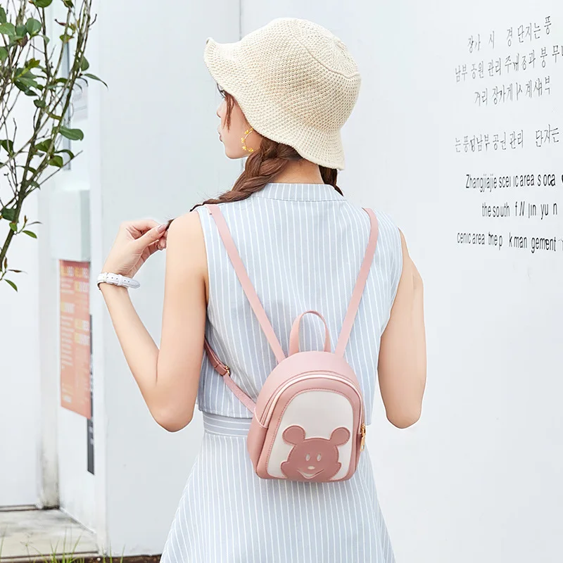 Мини-рюкзаки 2020 года Микки детские студенческие милые модные маленькие сумки