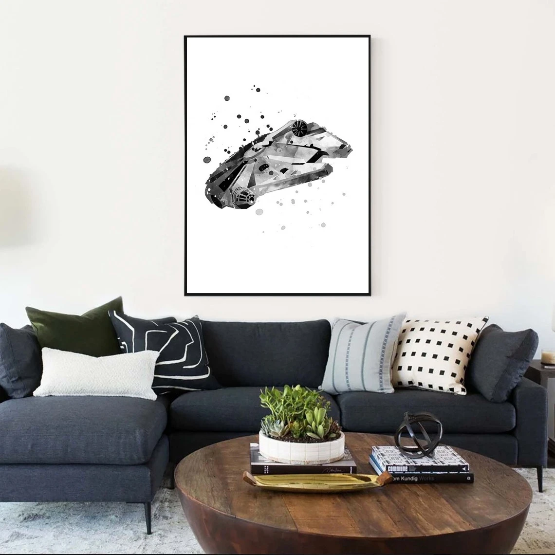 Постер фильма Сокол millселена альтернативные минималистичные художественные