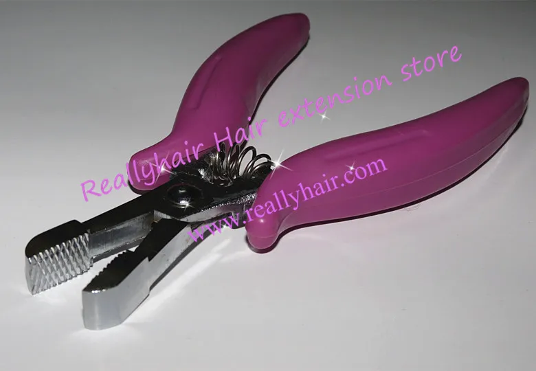 1 шт./лот плоские зубцы с черной ручкой для удаления волос/плоскогубцы