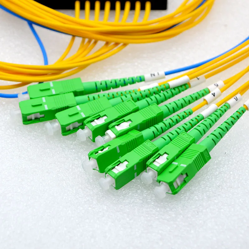 1 шт. Новый SC/APC Pull конусный волоконно-оптический сплиттер 1*8 PLC коробка 1260 ~ 1650nm