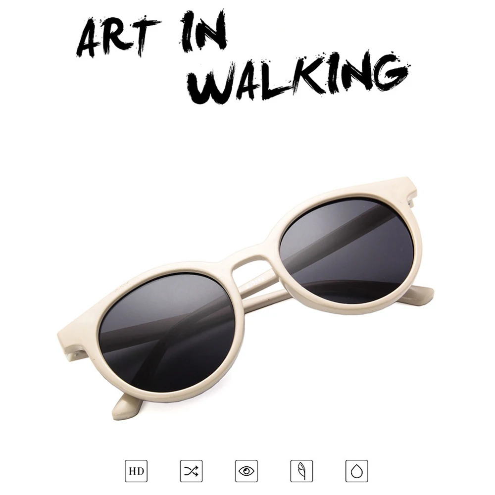 Drcoollo New Round Frame Sunglasses Women Retro Brand Designer Pink Green Yellow Sun Glasses Female Fashion Outdoor Driving | Аксессуары