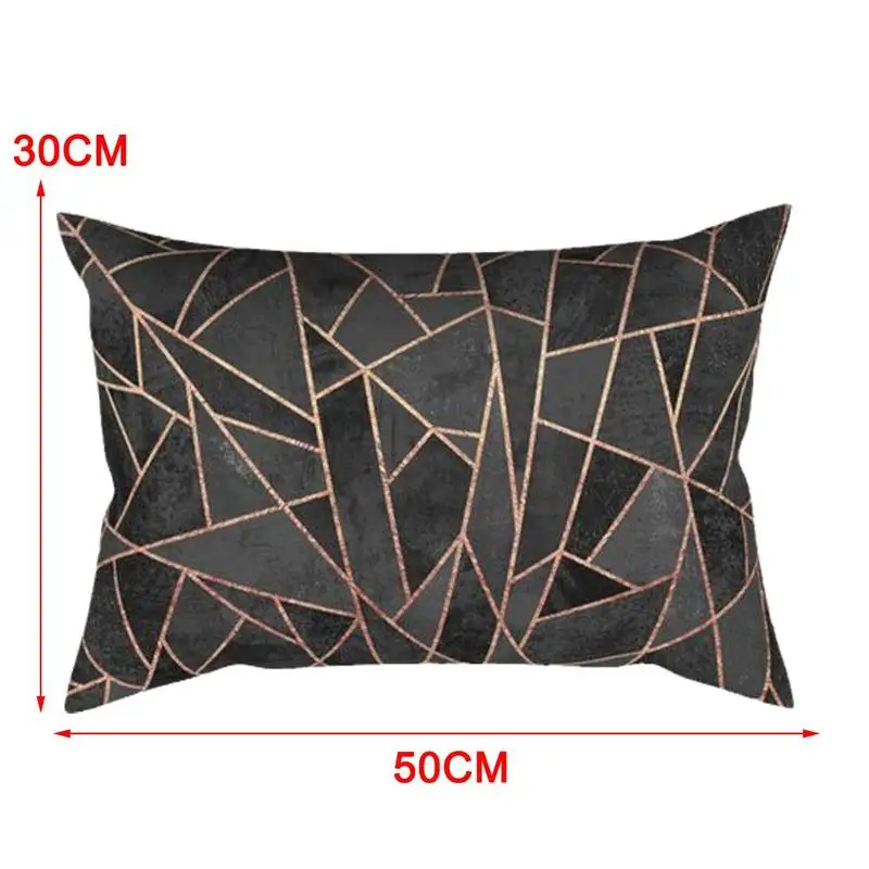 

Irregular Geometric Marble Rectangular Pillow Seat For Living Room Car Sofa Cushion Cover Chairs Decorations Accessories Home