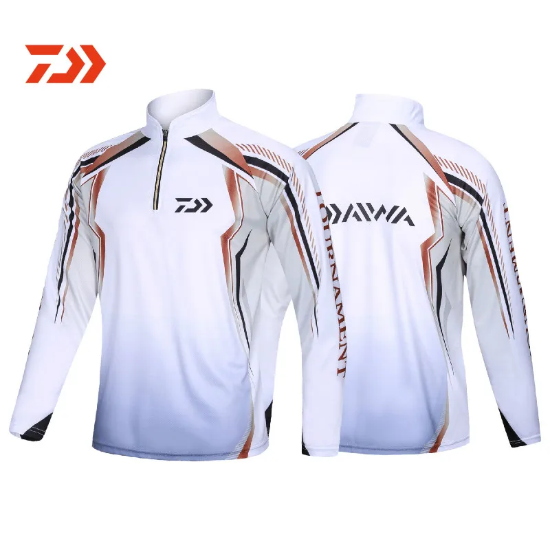 

New Daiwa Fishing Clothing Long Sleeve thin fishing jacket Outdoor Sport Fishing Shirt Breathable Quick Dry Fishing Clothes