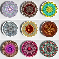 delicate wall plate unique decorative wall plate beautiful art decoration round ornament art plate home living room studio