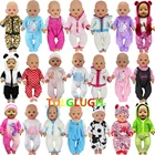 10 шт., теплый костюм для кукол-младенцев 43 см, 17 дюймов