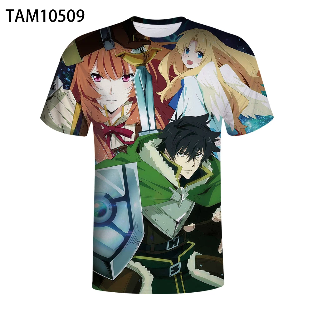 Футболка мужская и женская с принтом The Rising Of Shield Hero коротким рукавом | Мужская