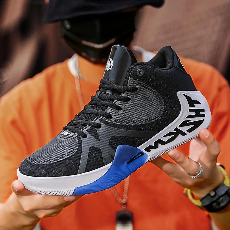

New Arrival Boys Basketball Training Shoes Popular Women Basketball Shoes Non-Slip Men Sport Shoes Designer High Top Sneakers