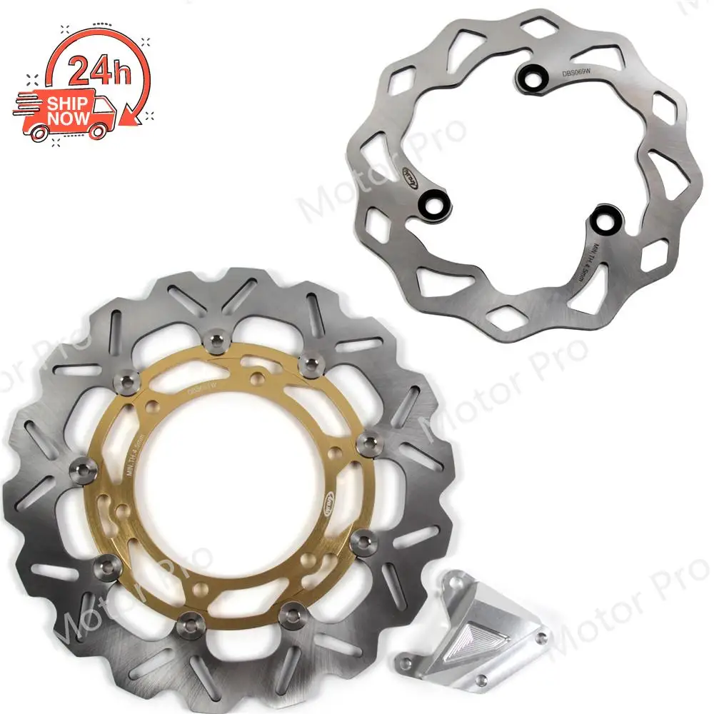 Комплект ротора переднего и заднего тормозного диска для Kawasaki Ninja 250R 2008 2009 2010 2011