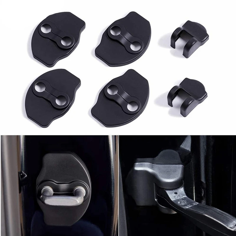 

Защита для дверного замка крышка с защитой от ржавчины для Tesla Model 3, крышка для дверного замка, защитные защелки, крышка для двери, внутренние...