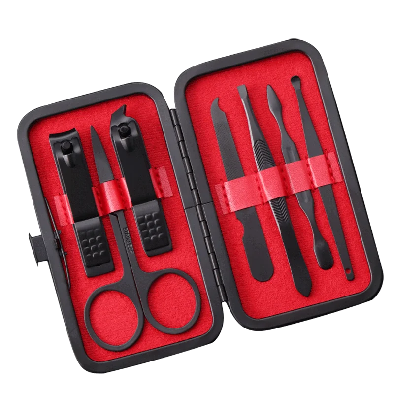 7 шт набор комплект ножниц для маникюра и педикюра Портативный путешествия