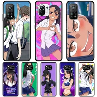 anime nagatoro san soft phone case for xiaomi mi 10t pro 11 lite 5g 9t note 10 lite 5g 11 uitra a2 cc9 8 cc9e shell cover bag