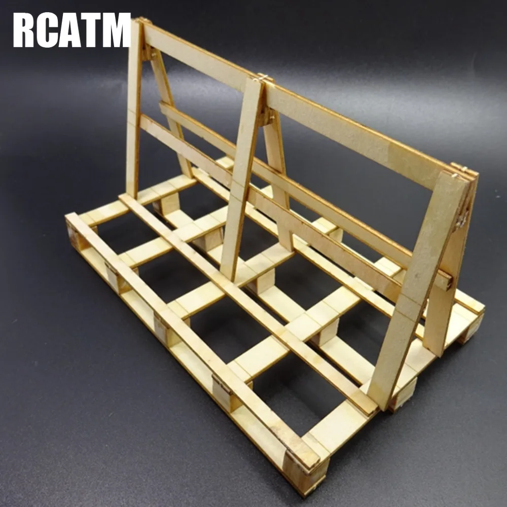 

Glass Transport Wooden Frame Support Model Scene Decoration For Tamiya 1/14 RC Truck Tipper Scania Actros RC Crawler TRX4 SCX10