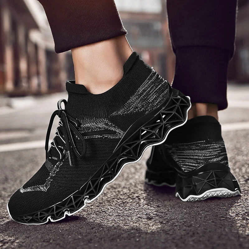 2019 Hot Hollow Sole Non-slip Bottom Net Surface Comfortable adult Jogging Shoes Breathable Cushioning Outdoor Running Sneakers | Обувь