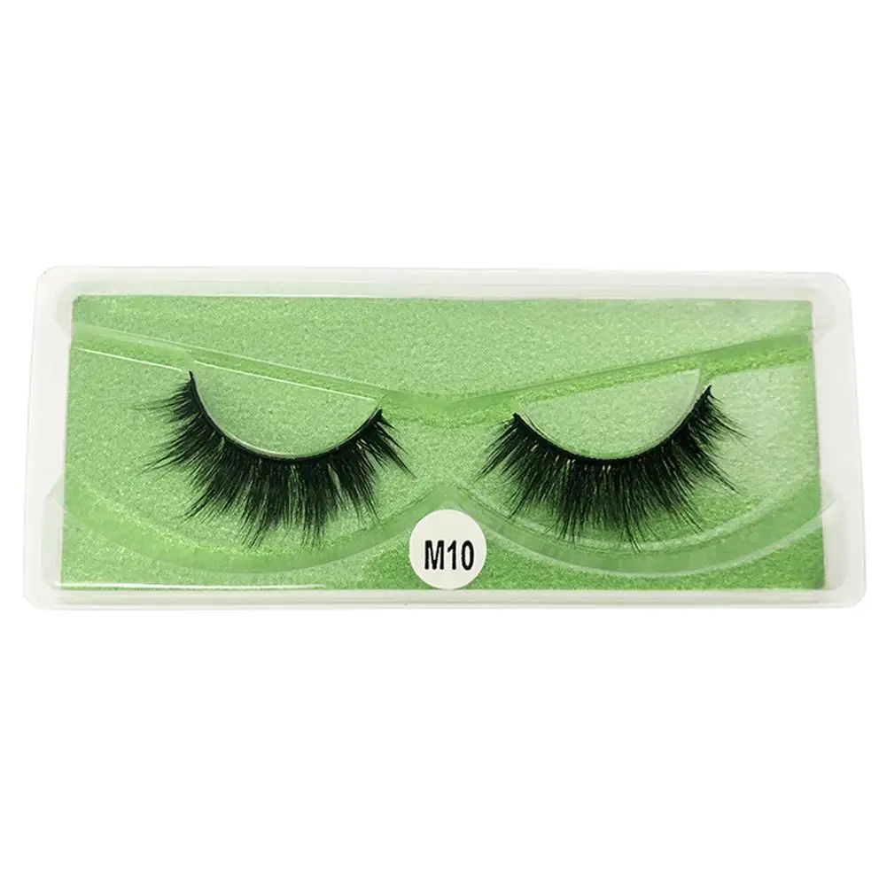 

10 Pairs Natural Thick False Eyelashes 3D Faux Mink Lashes Makeup Tools