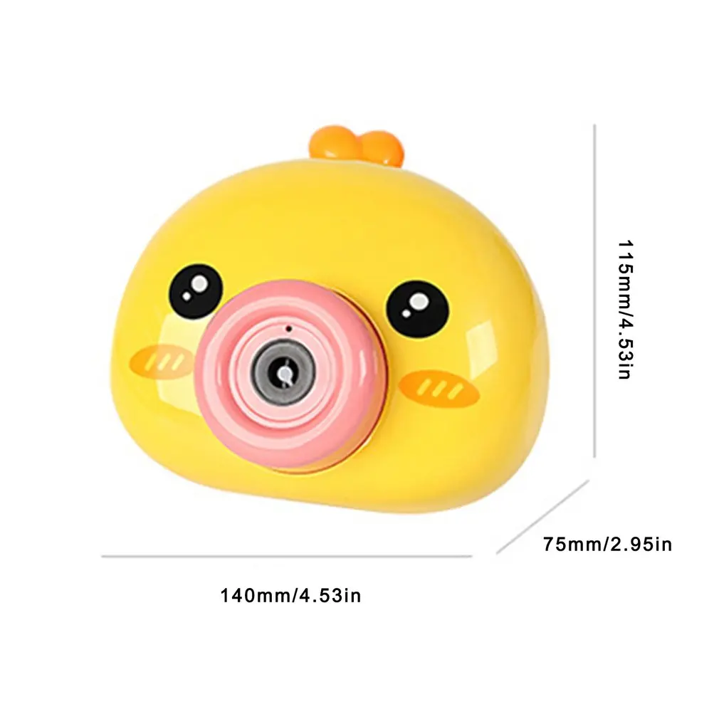 

Electric Bubble Machine Automatic Bubble Camera Children Soap Bubbles Blower Electric Music Light Penguin Duck Toy For Kids Gift