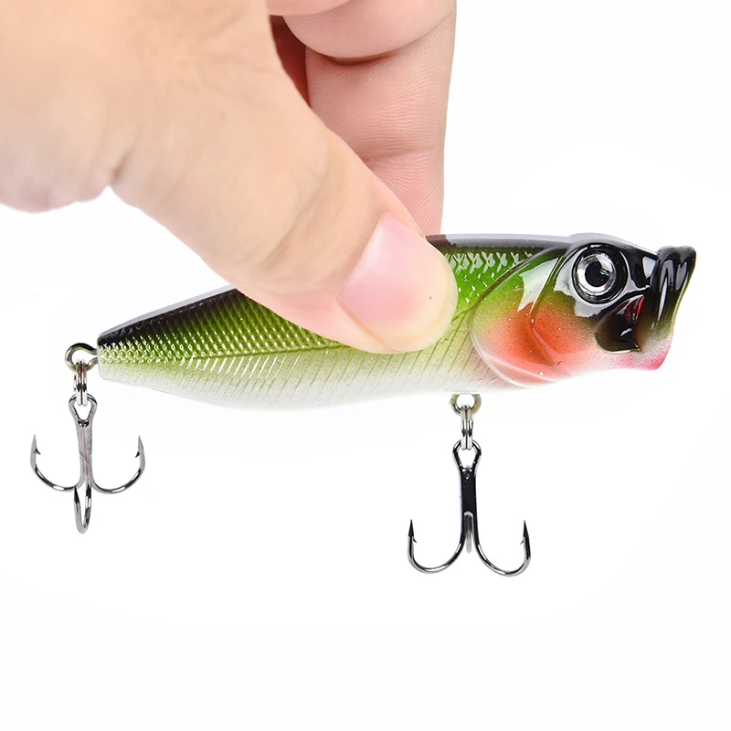 1 шт. искусственный Поппер кренкбейт воблеры приманка 4 #8 см 14 г рыболовные